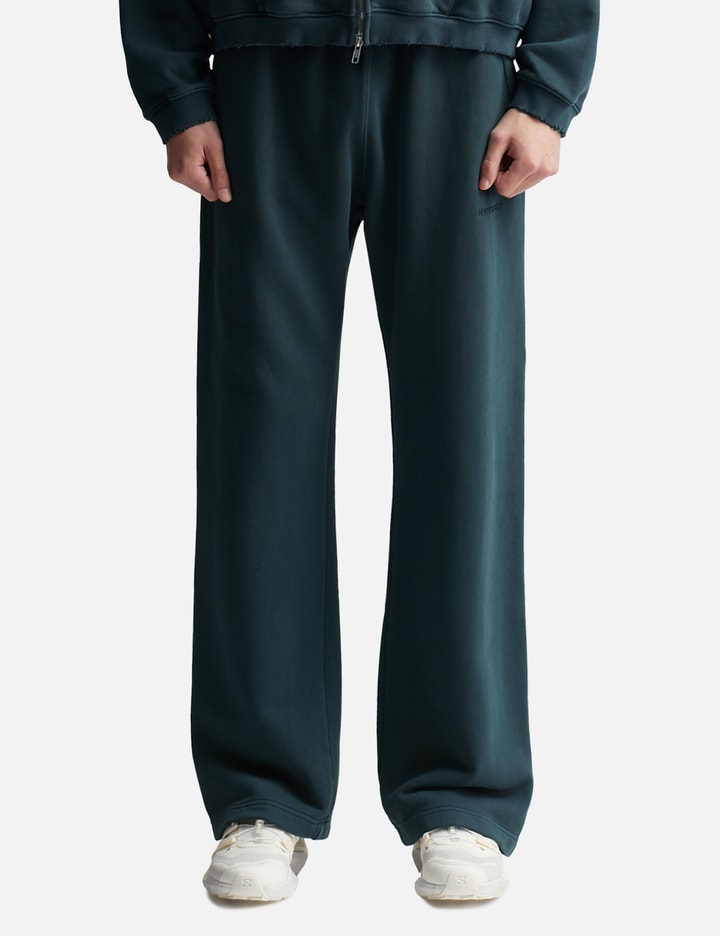 Hypebeast Garment-dyed Sweatpants In Blue