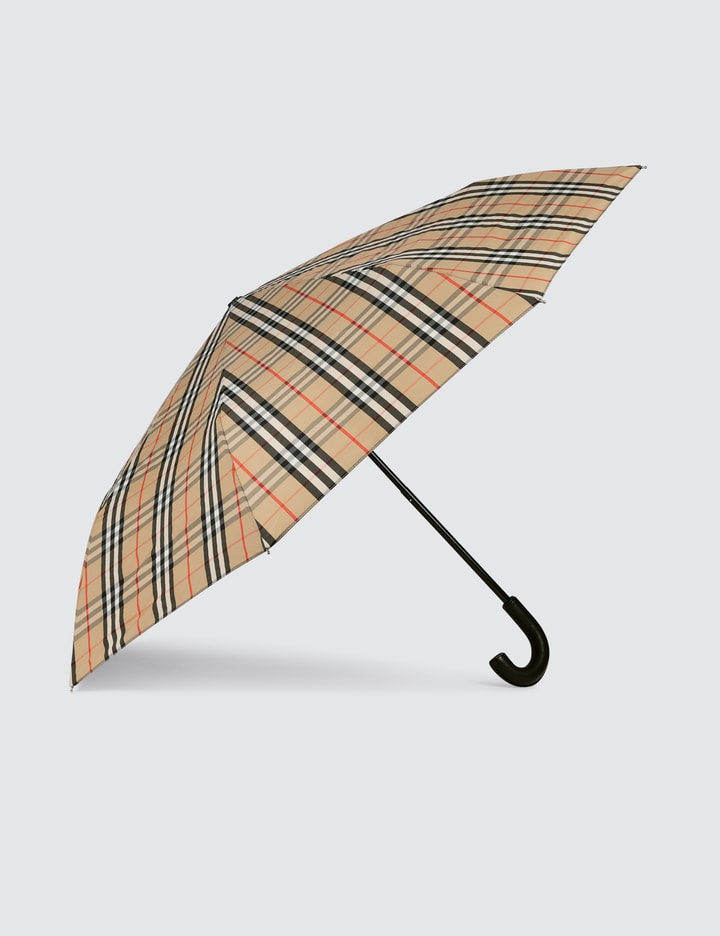 Vintage Check Folding Umbrella Placeholder Image
