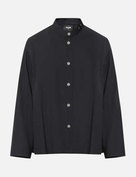 Team Wang CHOICES BANDED COLLAR SHIRT