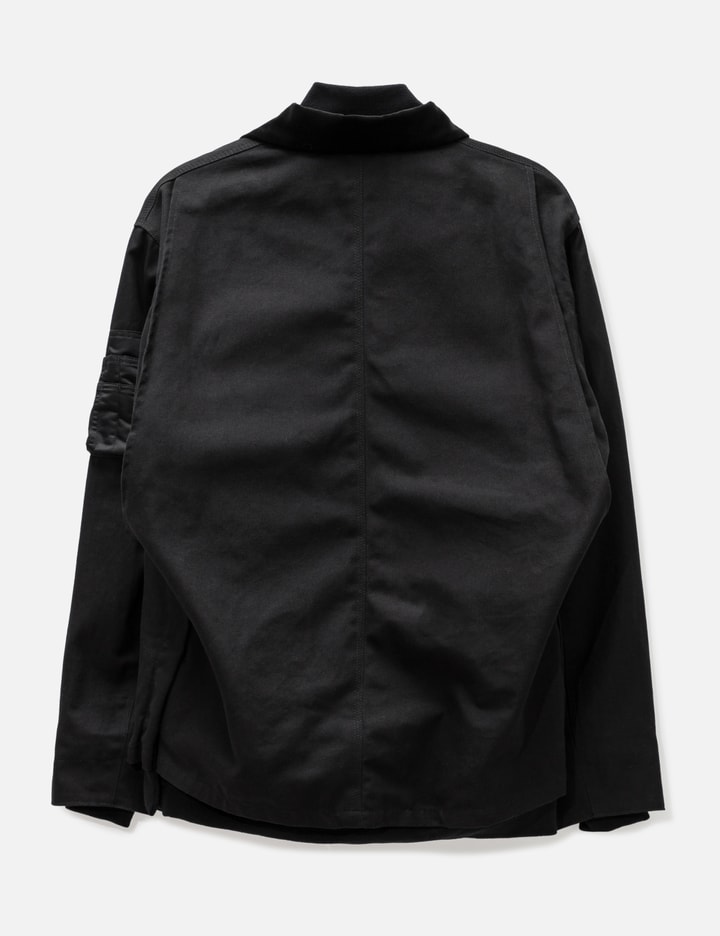 Sacai Black X Carhartt Wip Cotton-canvas Belt Bag