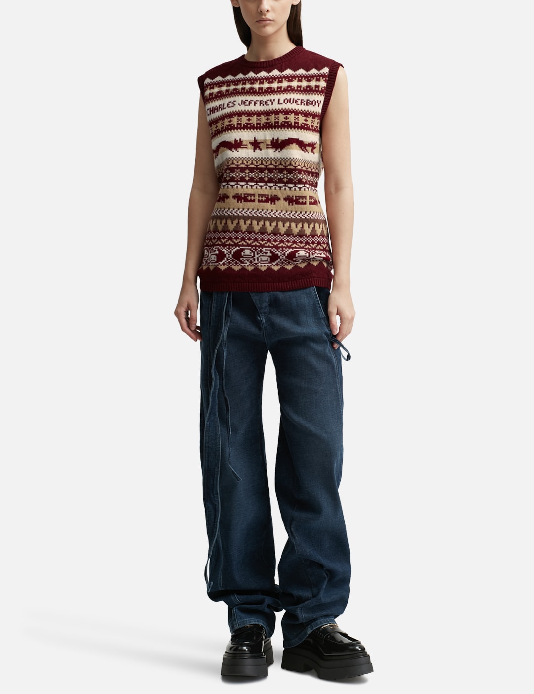 Fine Fairisle Vest view 16