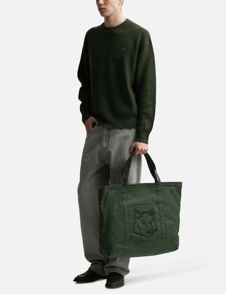 メゾンキツネ - FOX HEAD XL TOTE | HBX