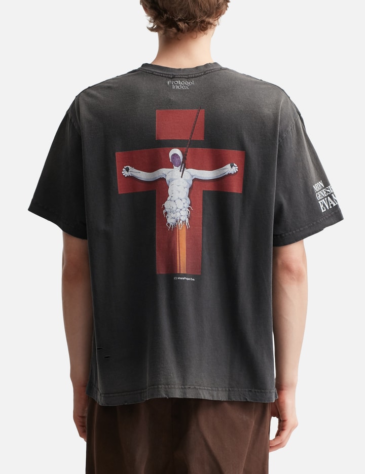 Neon Genesis Evangelion x Protocol-Index Overdyed Vintage Mass Production Evangelion T-shirts Placeholder Image