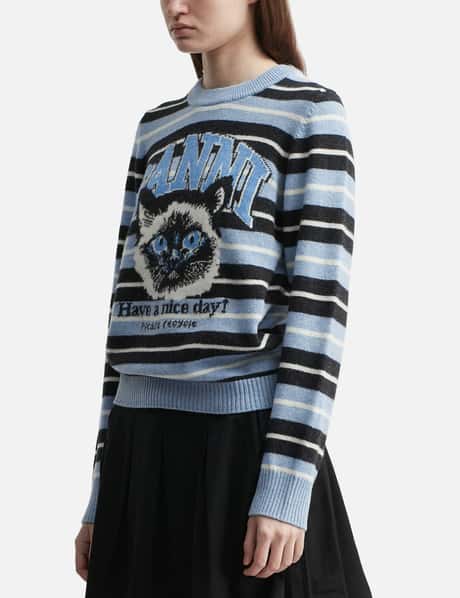 Graphic Wool Jumper view 7