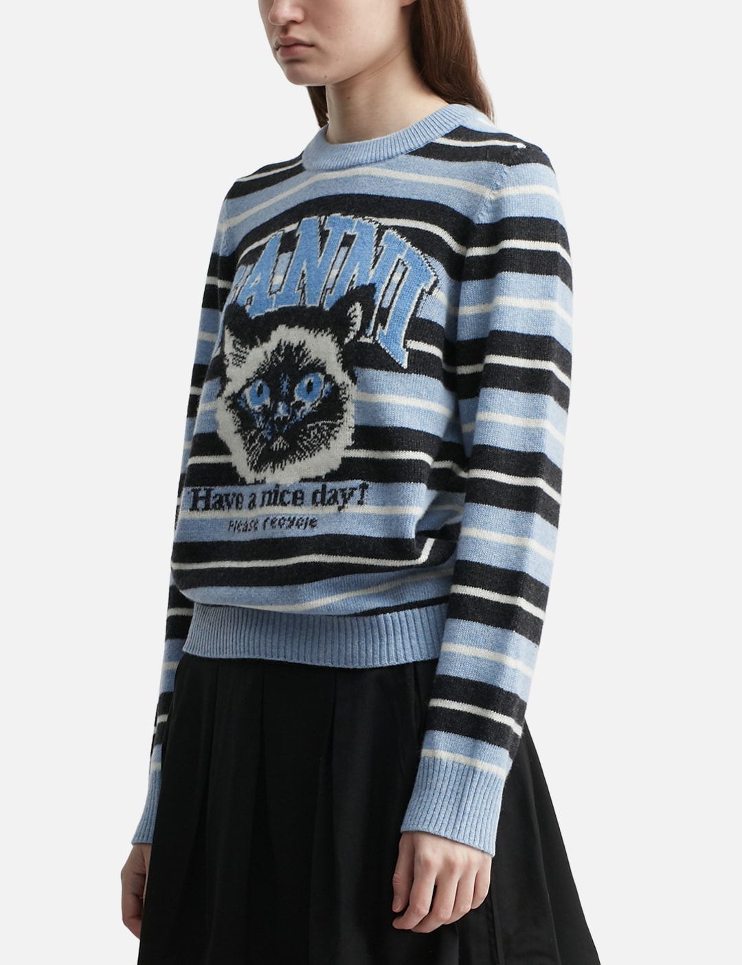 Graphic Wool Jumper view 8