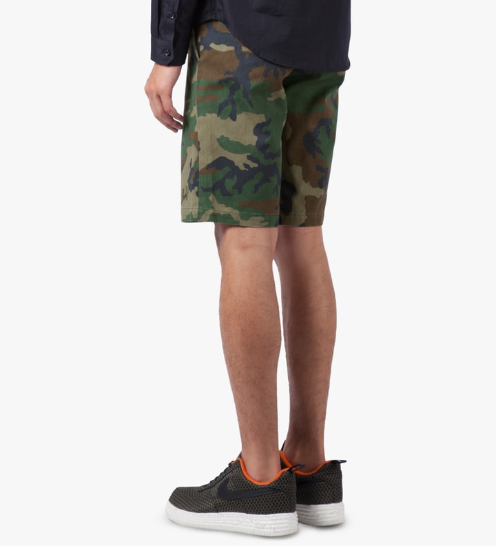 Woodland Camo Twill Walk Shorts Placeholder Image