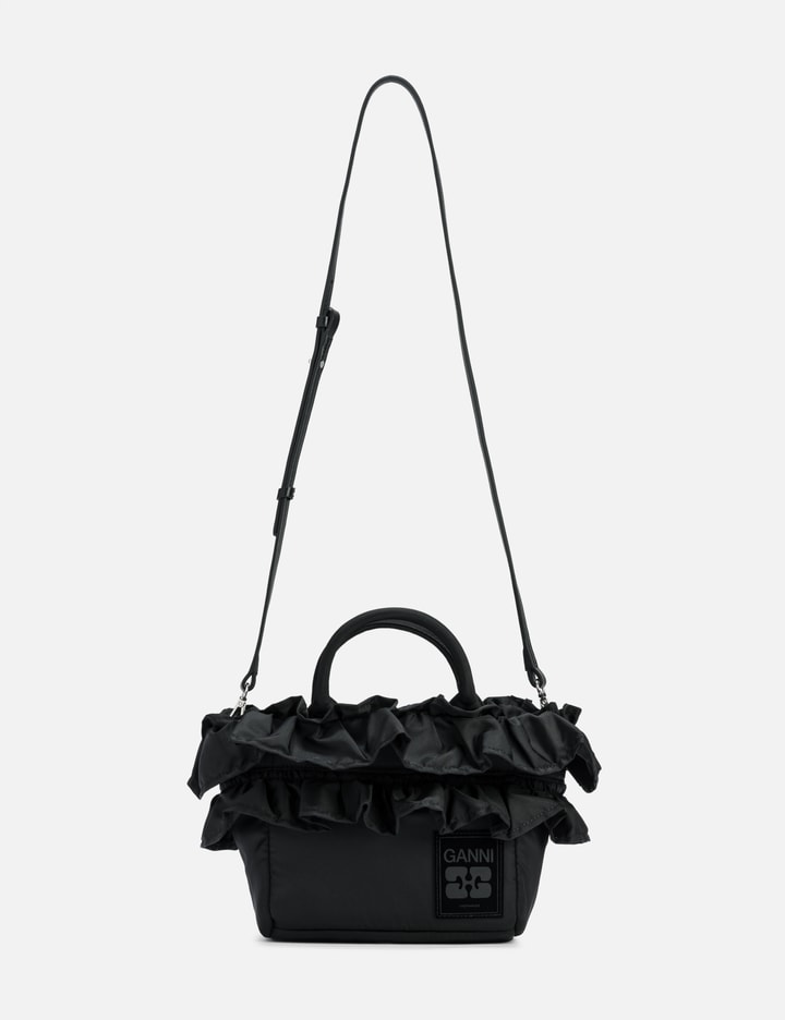 Ganni Mini Ruffle Tote