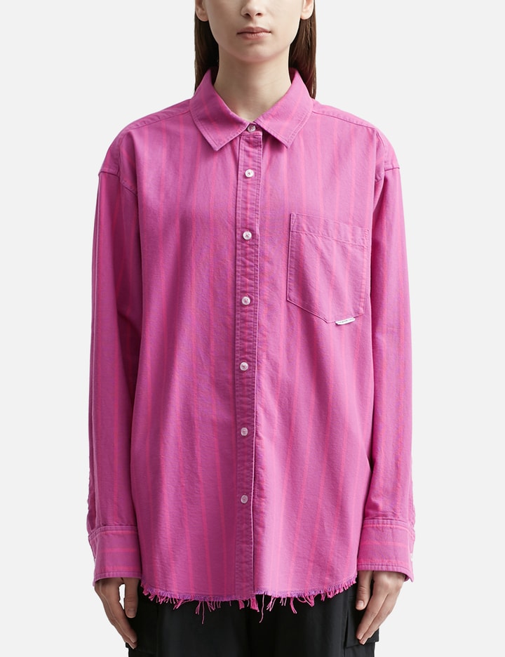 BOYFRIEND SHIRT WITH RAW HEM Placeholder Image