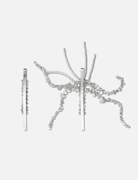 Vepra Silver Hairclips view 7