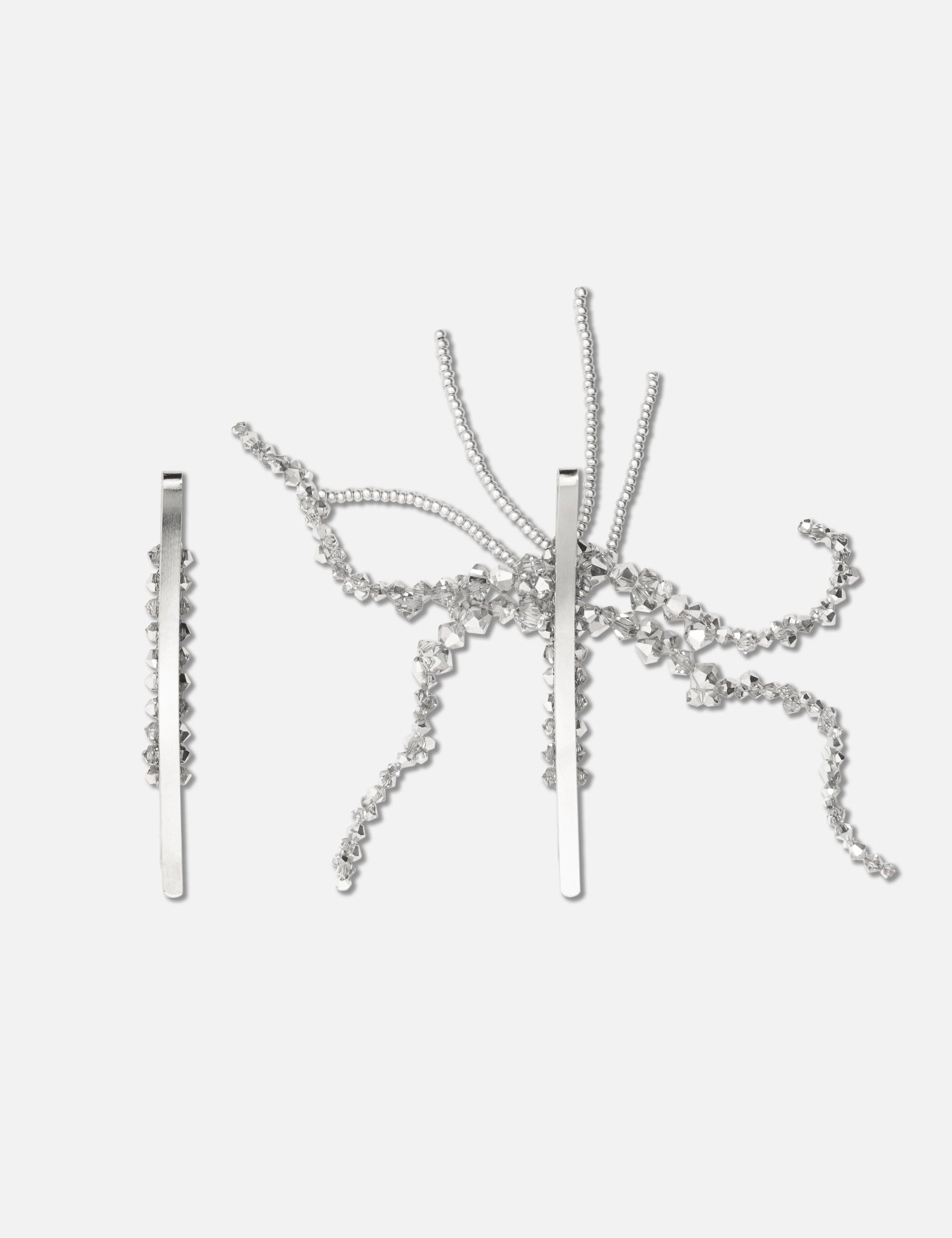Vepra Silver Hairclips view 14