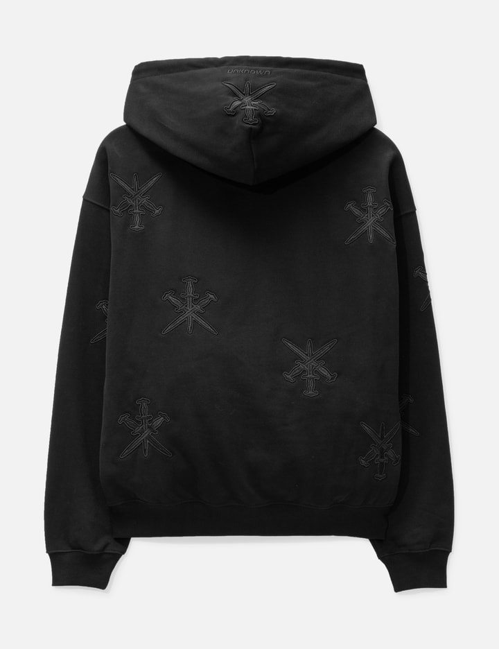 Black on Black Dagger Embroidery Hoodie Placeholder Image