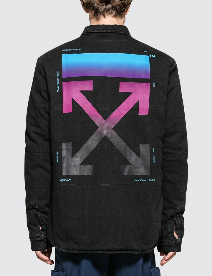 Denim Puffer Shirt Placeholder Image