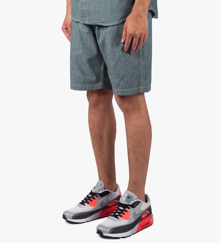 Prison Blues Denim Shorts Placeholder Image