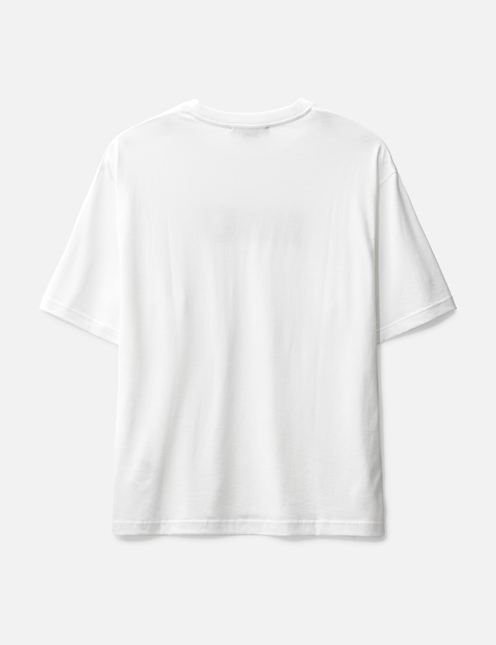 Shop Acne Studios Face Logo T-shirt In White