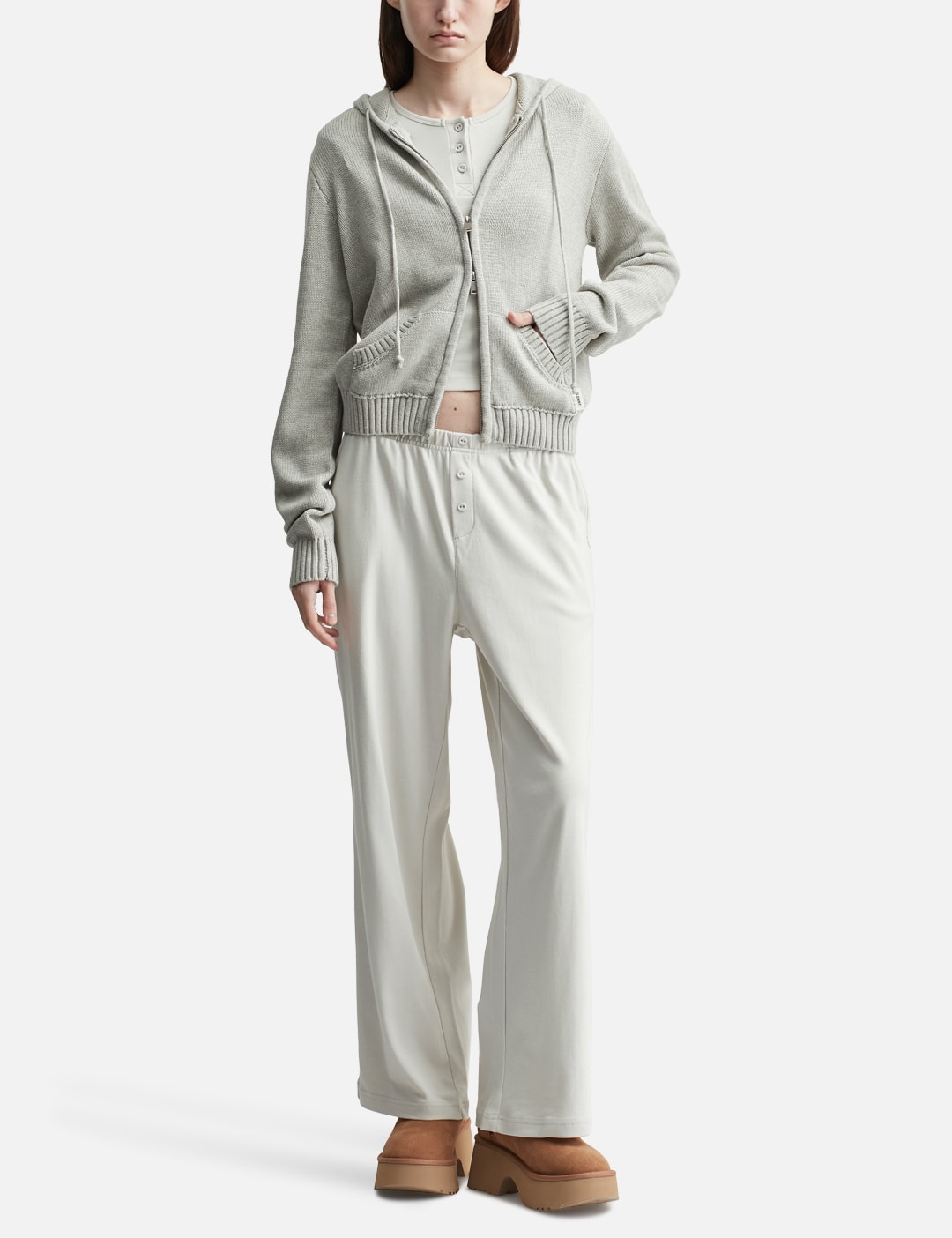 G Classic Knit Zip Up view 16