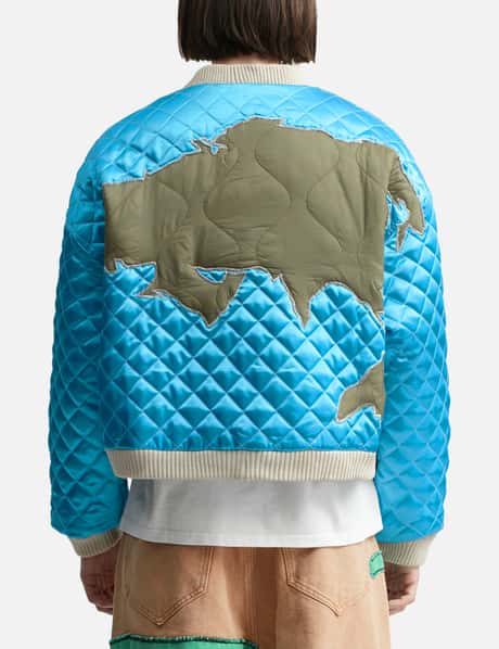 LOUIS VUITTON Harrington Jacket Sky Blue Full Zipper