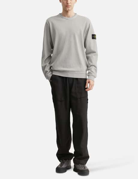 Malfilé Fleece 'Old' Effect Crewneck Sweatshirt view 14