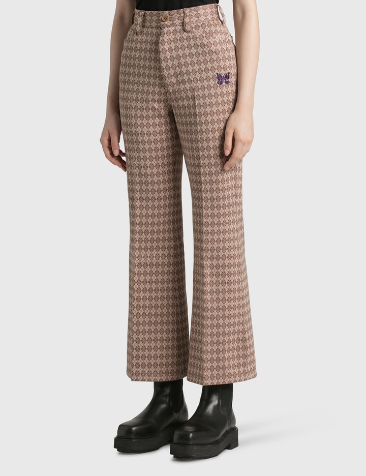 Poly Jacquard Flared Student Pant Placeholder Image