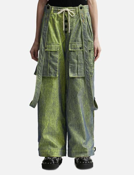 FRIED RICE Pleated Utility Pants