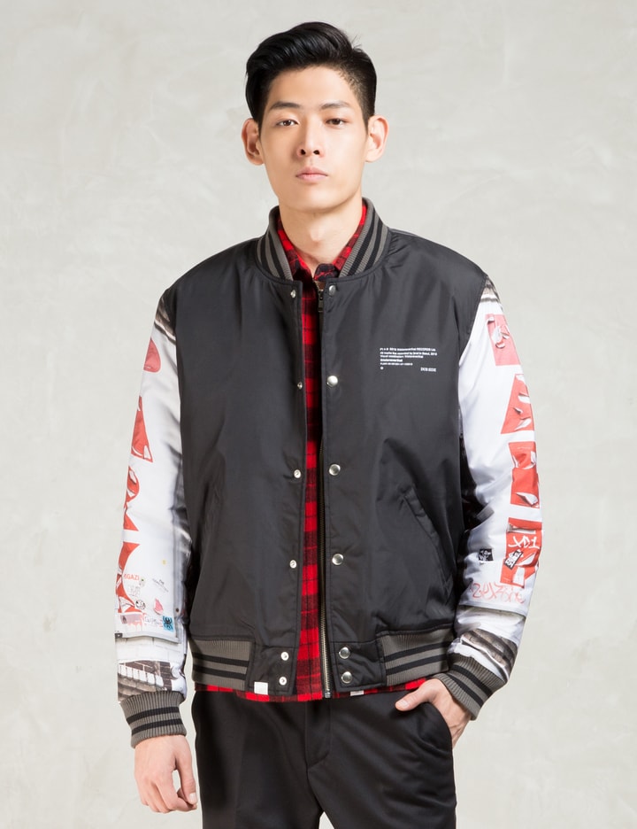 Black/grey Varsity Jacket Placeholder Image