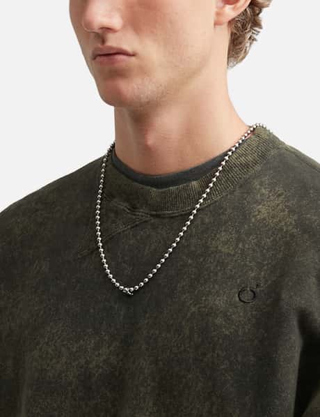 Stainless Ball Chain Necklace 28" view 8