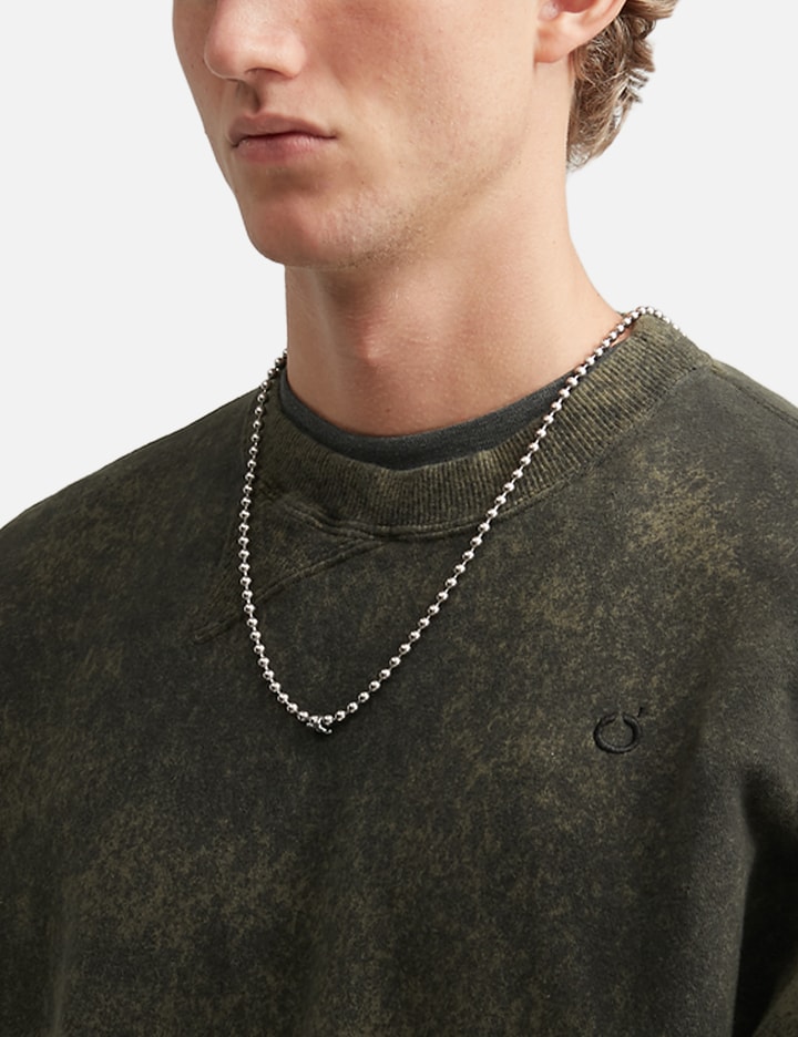 Stainless Ball Chain Necklace 28" view 3