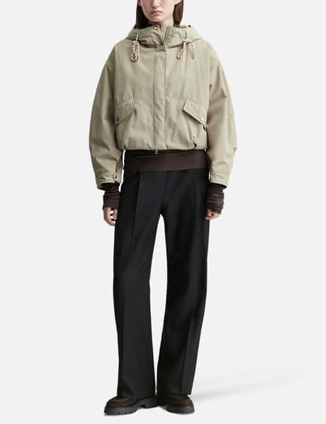 Eucalyptus Hooded Short Down Jacket view 11