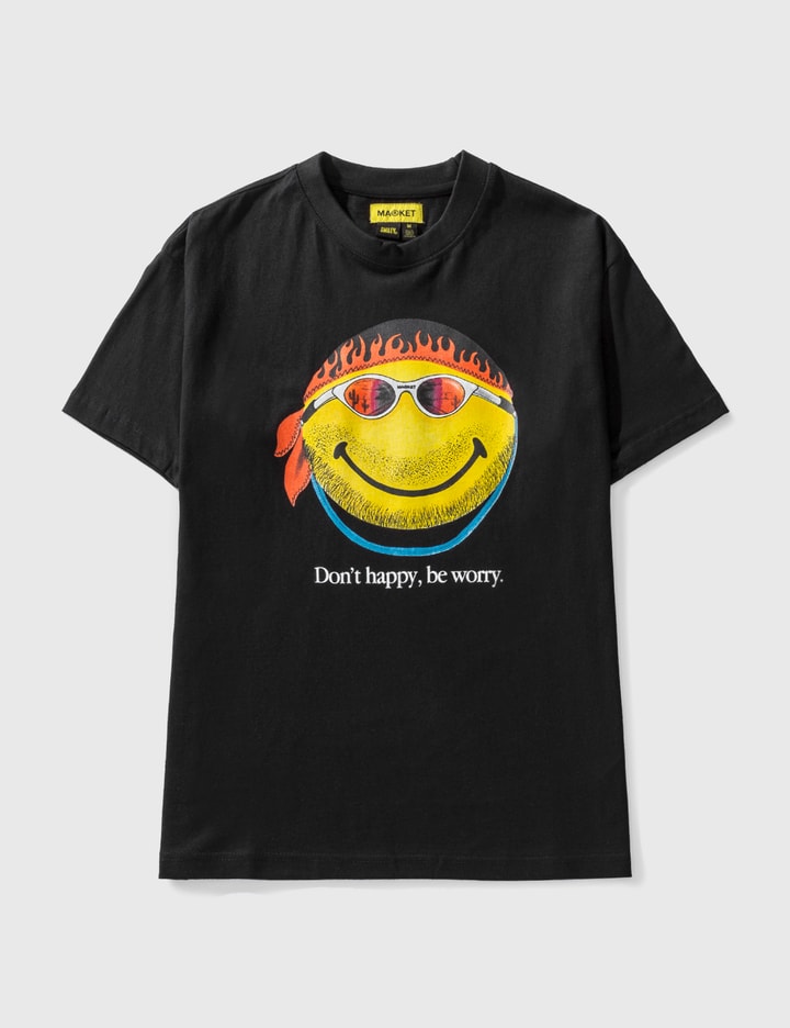 Market Smiley Don T Happy Be Worry T Shirt Hbx Globally Curated Fashion And Lifestyle By Hypebeast Market Smiley Don T Happy Be Worry T Shirt Hbx Globally Curated Fashion And Lifestyle By Hypebeast