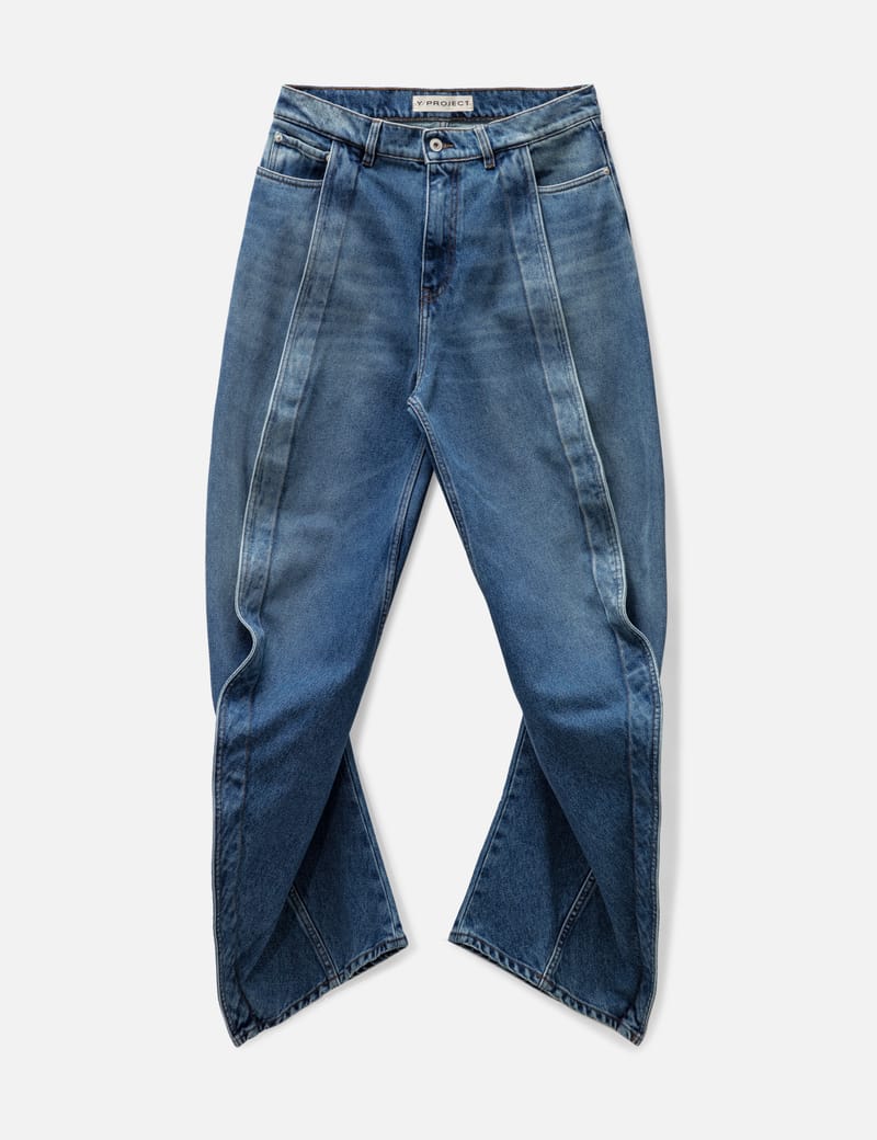 Y/Project Cowboy High Cuff Jeans in Blue – Penelope NYC