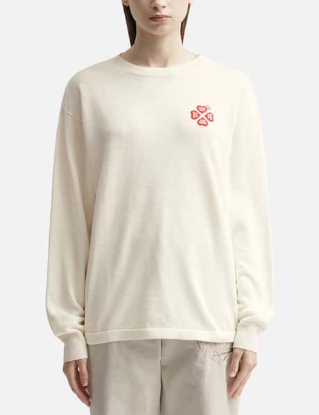 Human Made LINEN-BLEND KNIT SWEATER