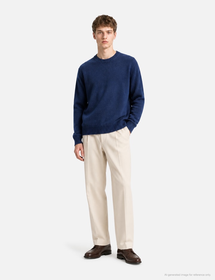 Moondal 15 Classic Round Knit In Navy
