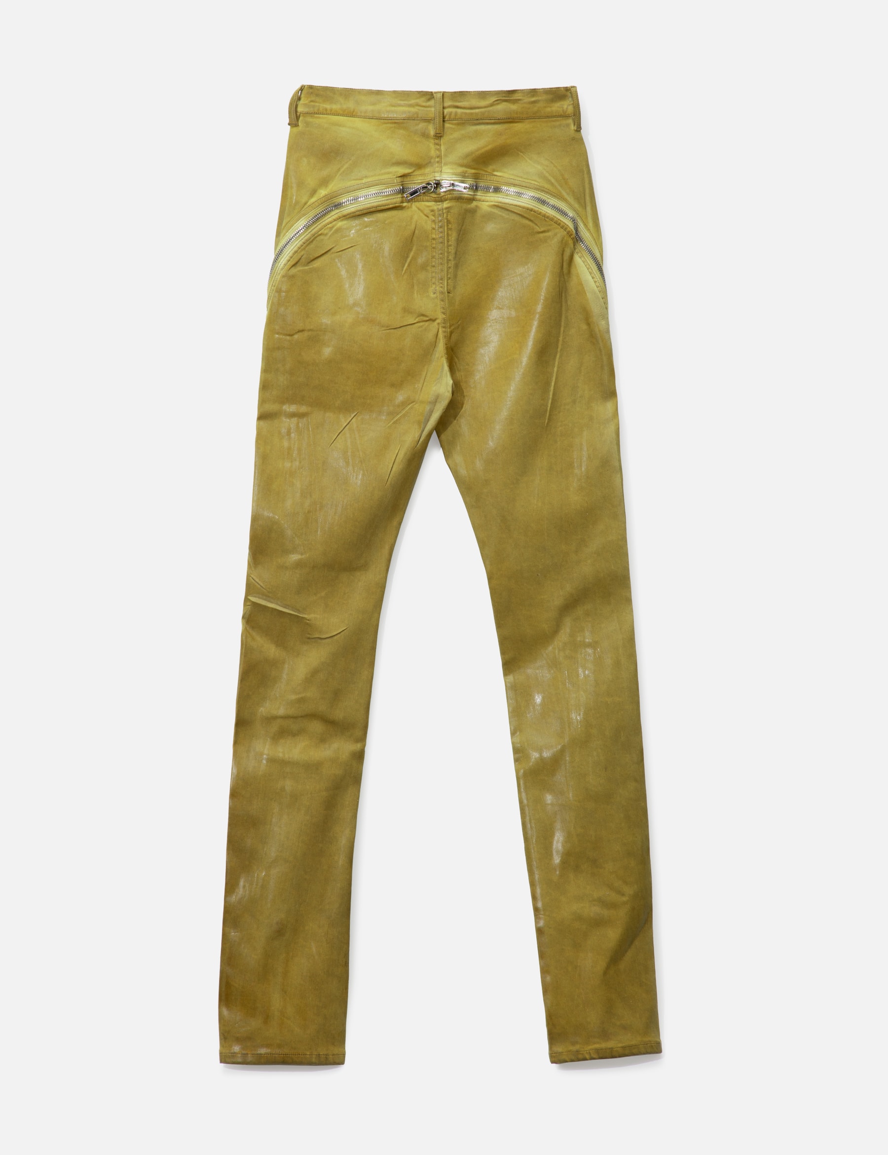 BOLAN BANANA IN OCHRE FOIL STRETCH DENIM view 17