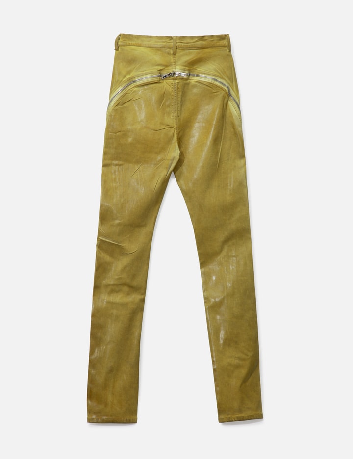 BOLAN BANANA IN OCHRE FOIL STRETCH DENIM Placeholder Image