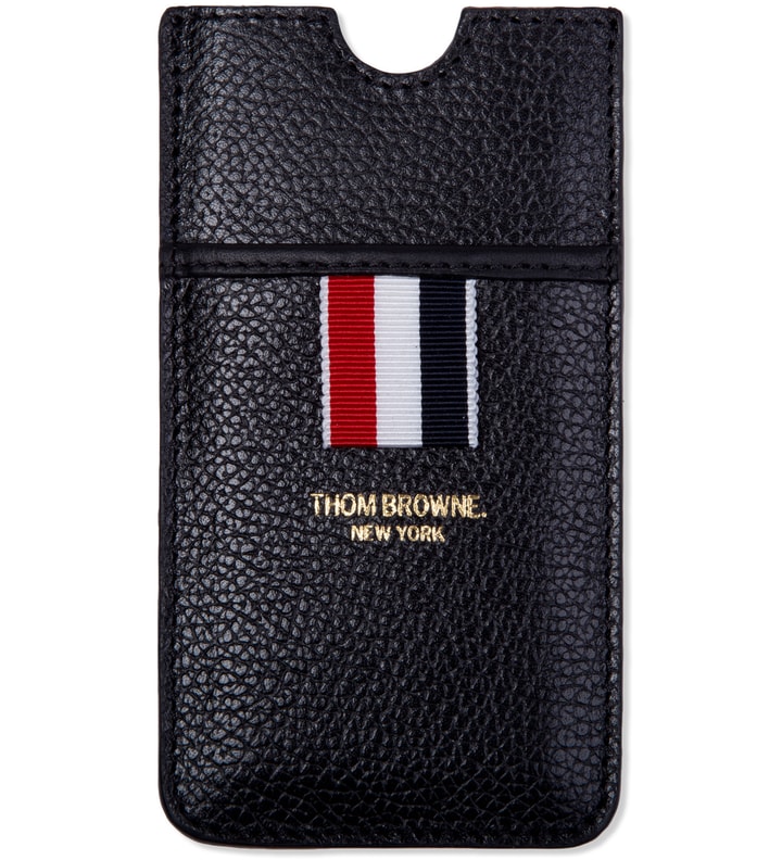 Black Pebbled Grain Leather iPhone Case Placeholder Image
