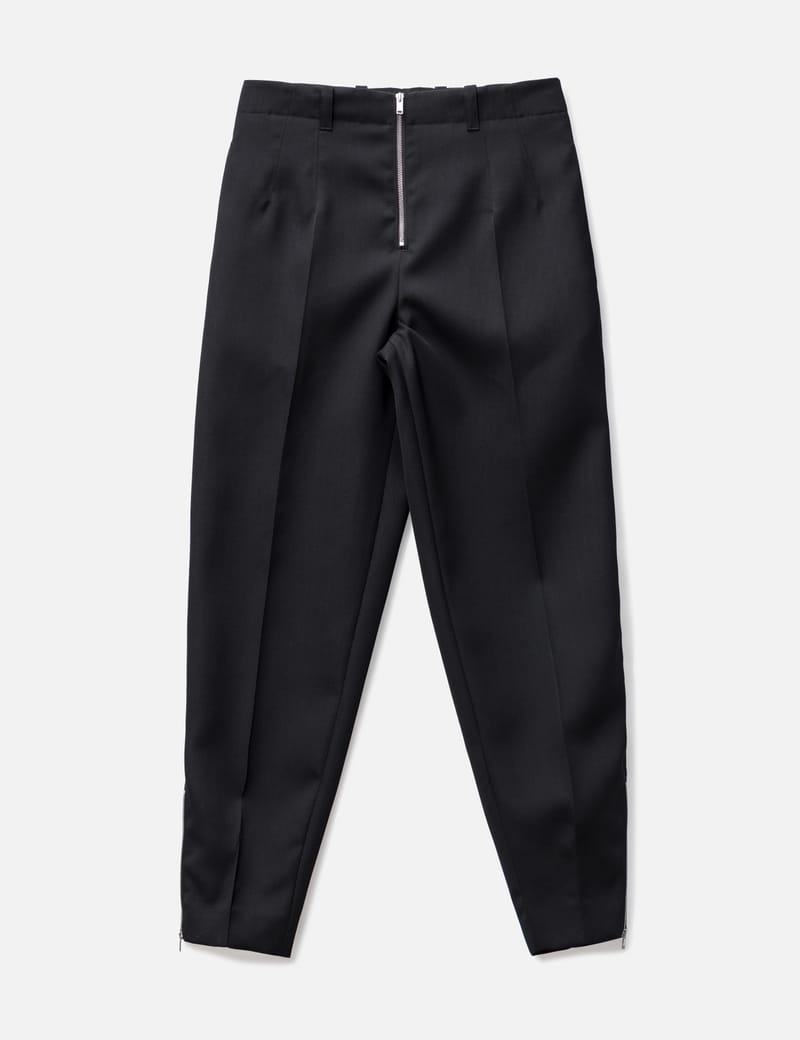 Jil Sander flared wool trousers - Black