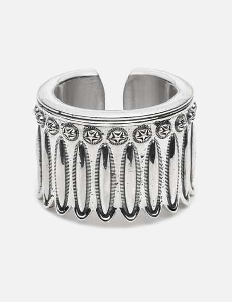 Feather Head Star Ring view 4