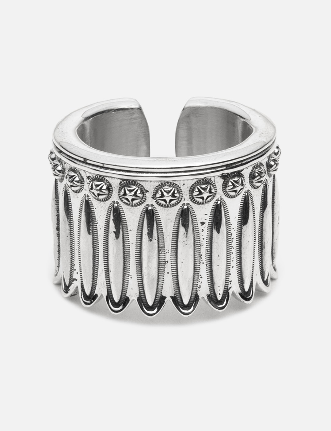 Feather Head Star Ring view 5