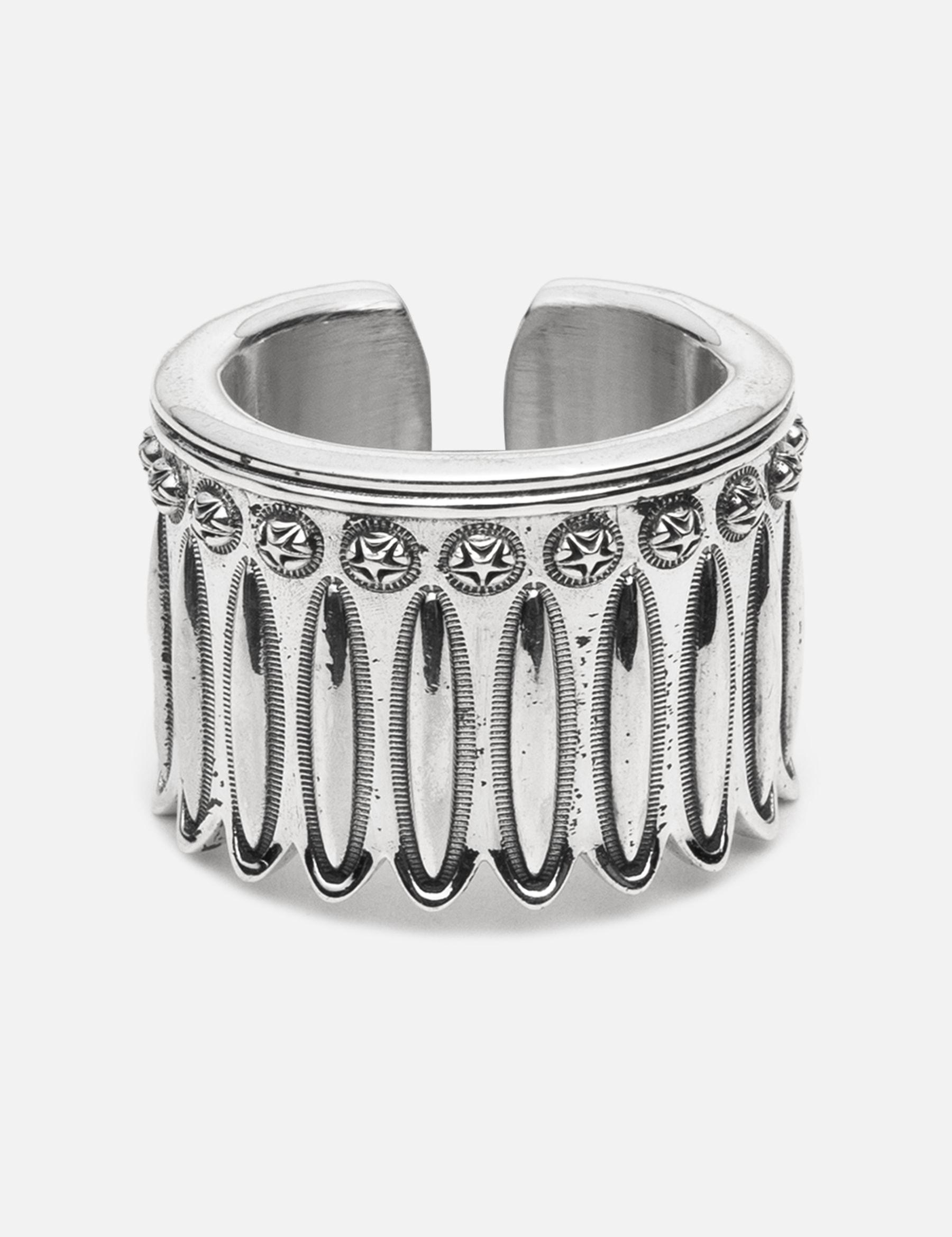 Feather Head Star Ring view 10