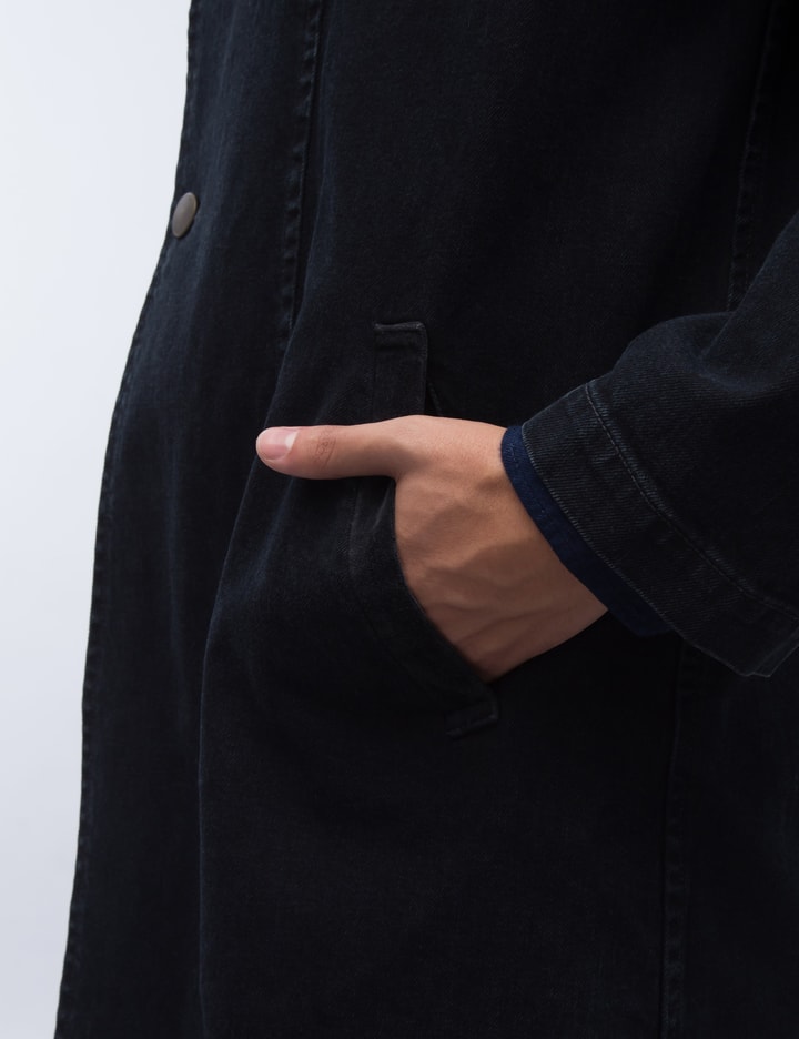 "edo" Black Double Breast Coat Placeholder Image