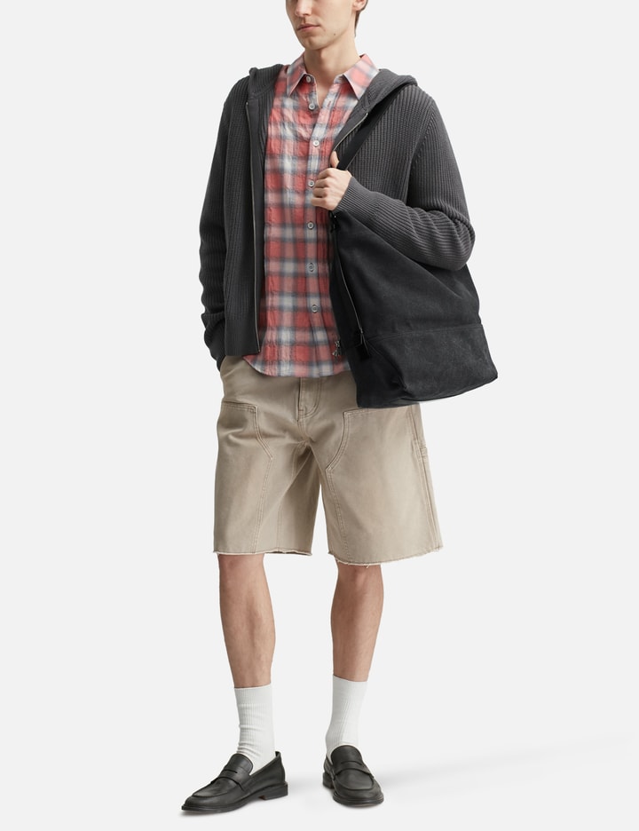 Belted Tote Bag In Cotton Canvas Placeholder Image