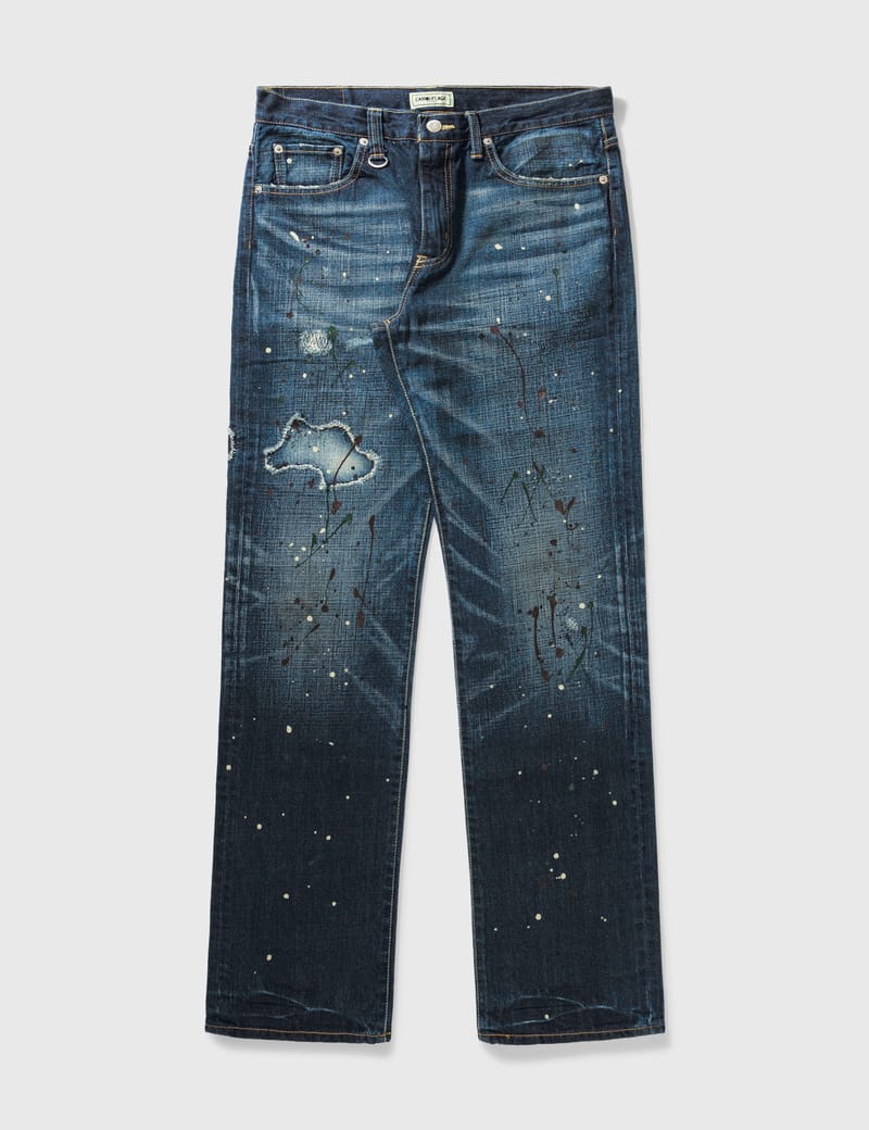 Sophnet Splash Ink Washed Jeans 