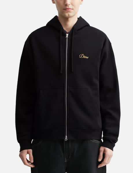 Dime - Cursive Small Logo Zip-Hoodie | HBX - ハイプビースト  
