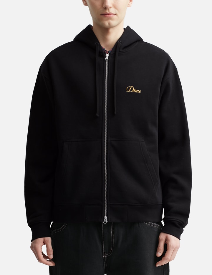 Cursive Small Logo Zip-Hoodie Placeholder Image