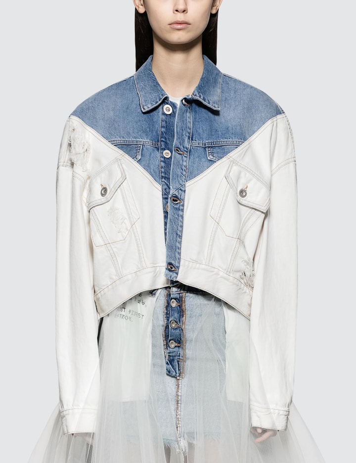 Stonewash Hybrid Chop Denim Jacket Placeholder Image