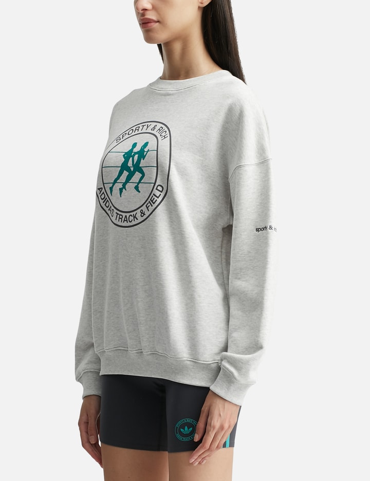 Adidas Originals Sporty & Rich X Sweater In White