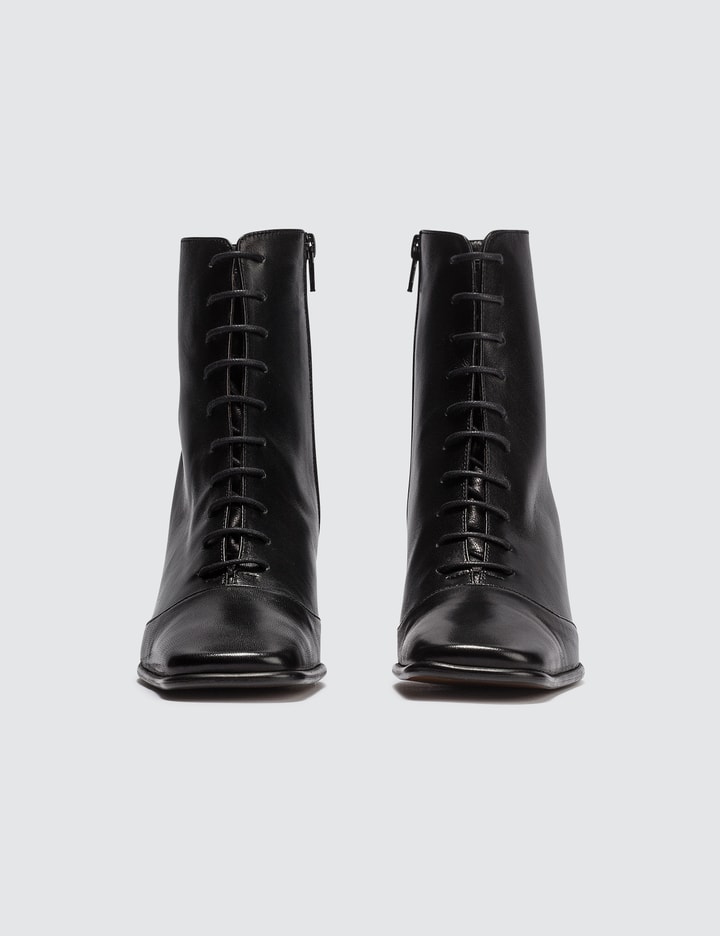 Kate Black Leather Boots Placeholder Image