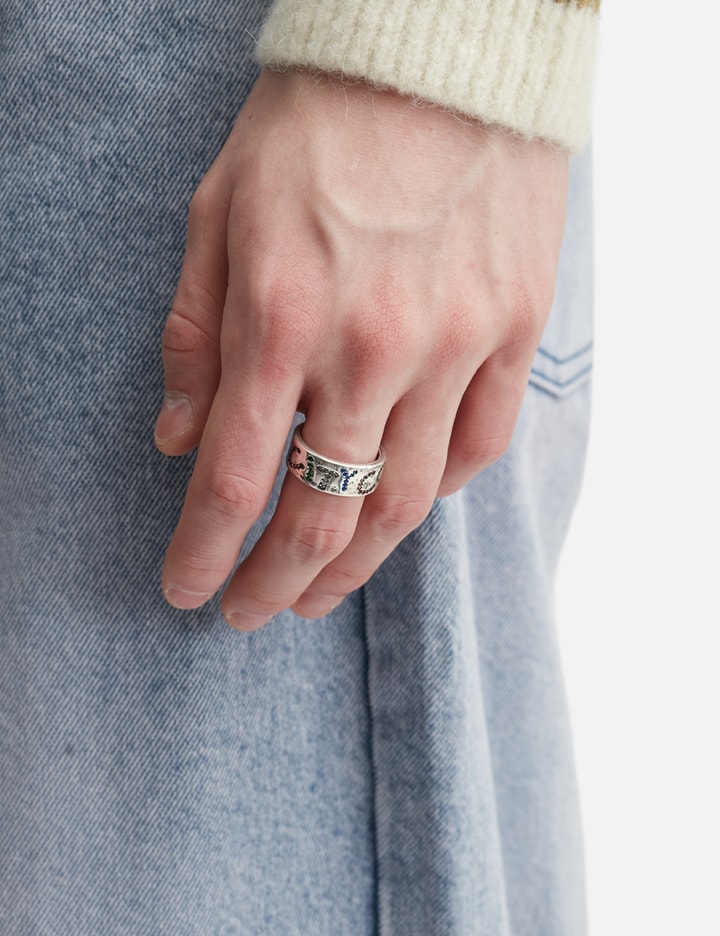 Twojeys City Cowboys Stone Ring In Multi