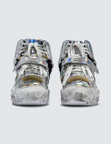 Maison Margiela - Deconstructed High Top Trainers | HBX - ハイプ 