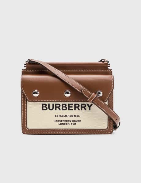 Burberry Mini Horseferry Print Title Bag with Pocket Detail HBX