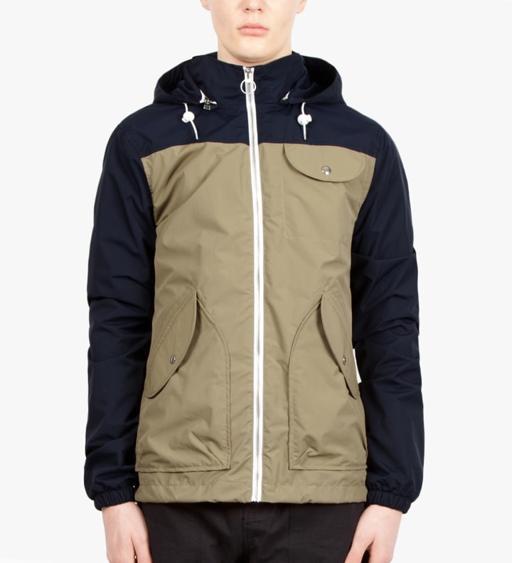 Navy/Tan Rochester Two-Tone Rain Jacket Placeholder Image